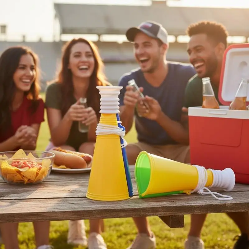

Cheer Megaphone Cheering Horns For Football Fans Sports Games Parties Football Match Noisemaker Toy
