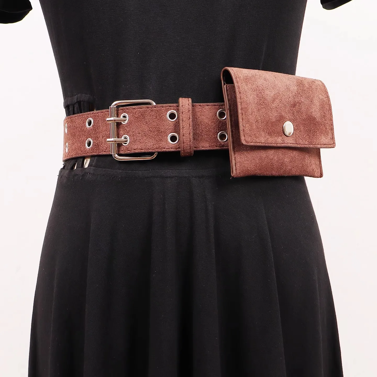 المرأة خمر حقيبة جلدية من جلد الغزال فستان Cummerbunds الكورسيهات حزام الخصر أحزمة الديكور واسعة حزام R2868 #1