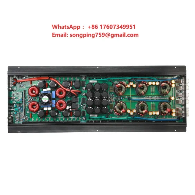 High Power Car Video Amplifier  Car Audio Subwoofer Amplifiers Car Speakers Class D 1 Channel TP-7500