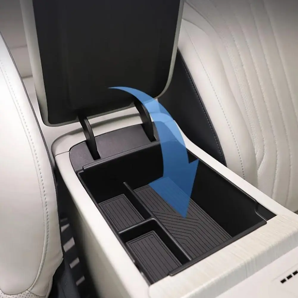 صندوق تخزين السيارة مناسب لـ Geely Ex5, Galaxy E5, E245, E.Mas 7 (2024, 2025, 2026, 2027 Models) صندوق وحدة التحكم المركزية/صندوق مسند الذراع. #6