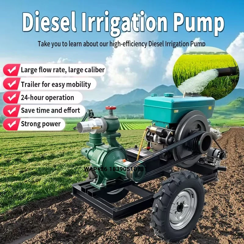 High Lift Sprinkler Irrigation Machine Irrigation Pump With Spray Sprinkler Water Irrigation Water Pump Agriculture