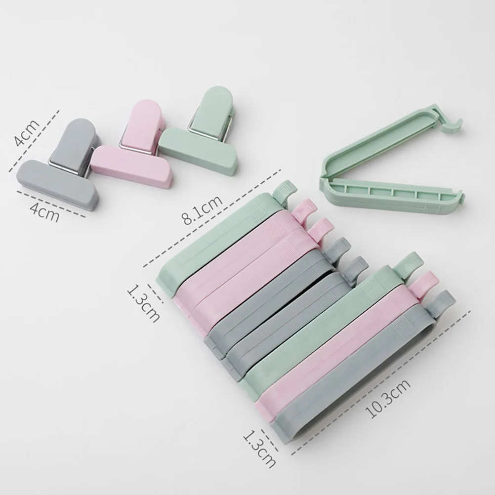

36pcs For Food Storage Bag Kitchen Waterproof Reusable Plastic Bread Coffee Grains Foods Organizer Tools Clips For