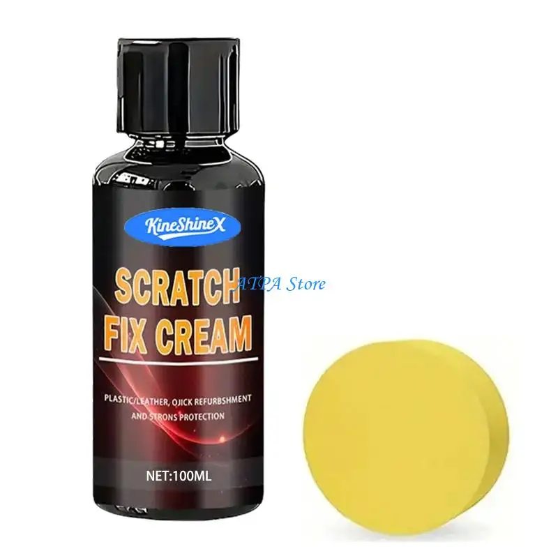 U13C Finish Touch-Up Cream with Sponge Applicator for Daily Scratch Care