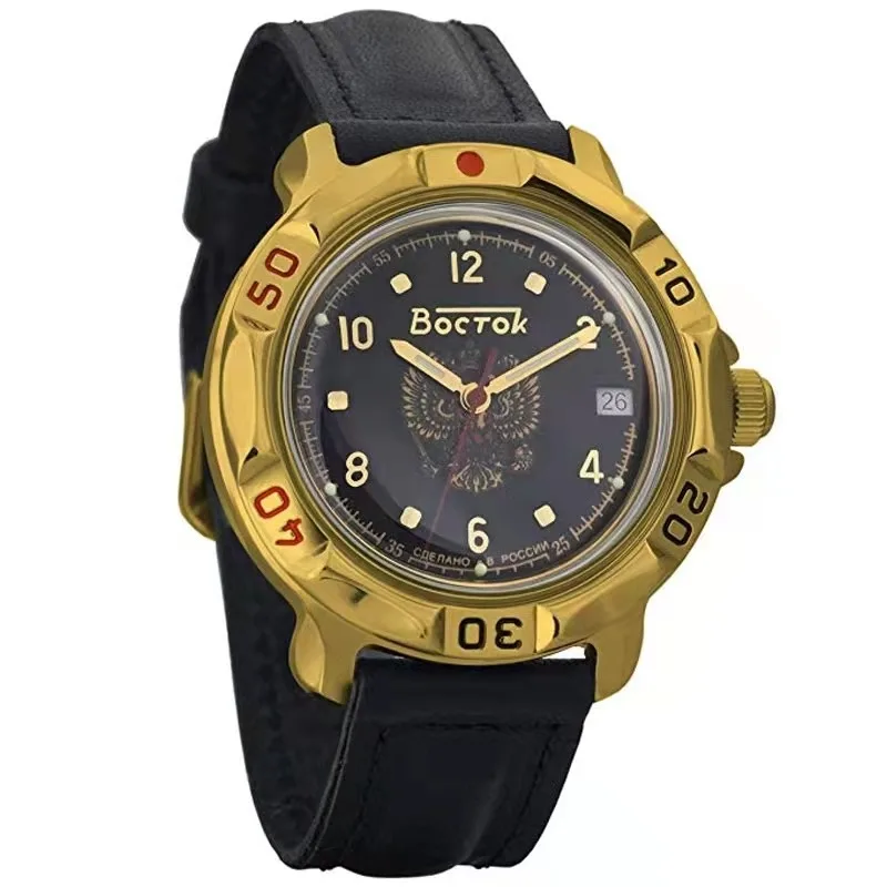 Military watch Russian double-headed eagle commander mechanical watch men's watch waterproof luminous
