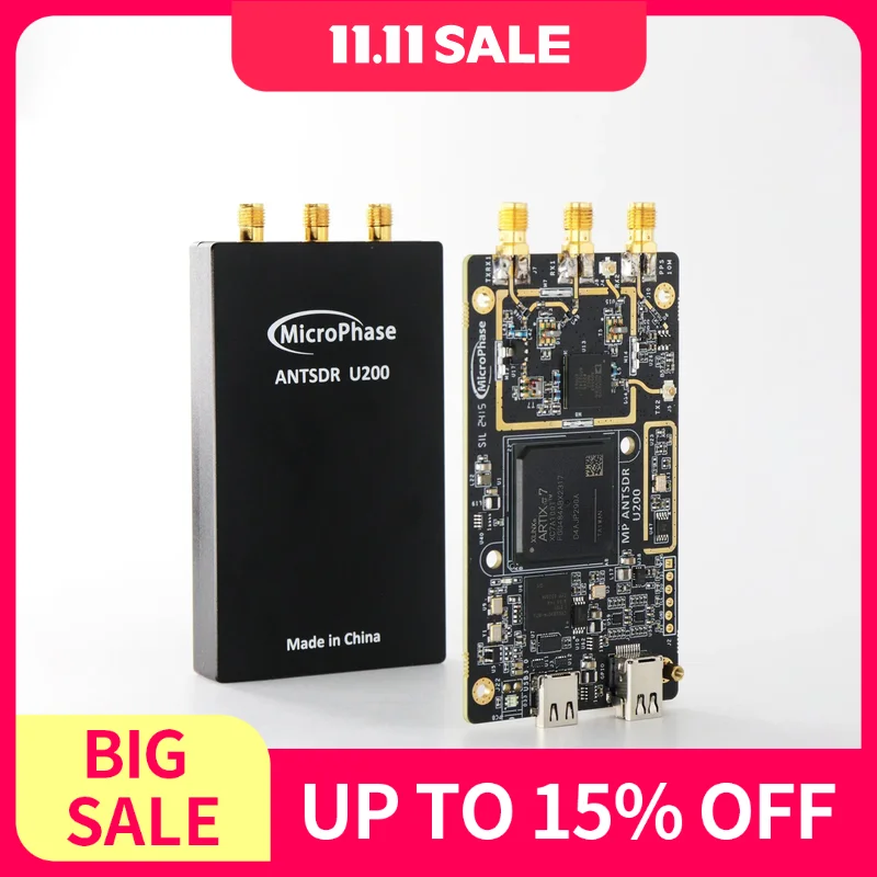 راديو مجهري برنامج SDR محدد ، كشف طيف AD9361 ، اتصالات الأقمار الصناعية ، ANTSDR ، U200 استبدال B205