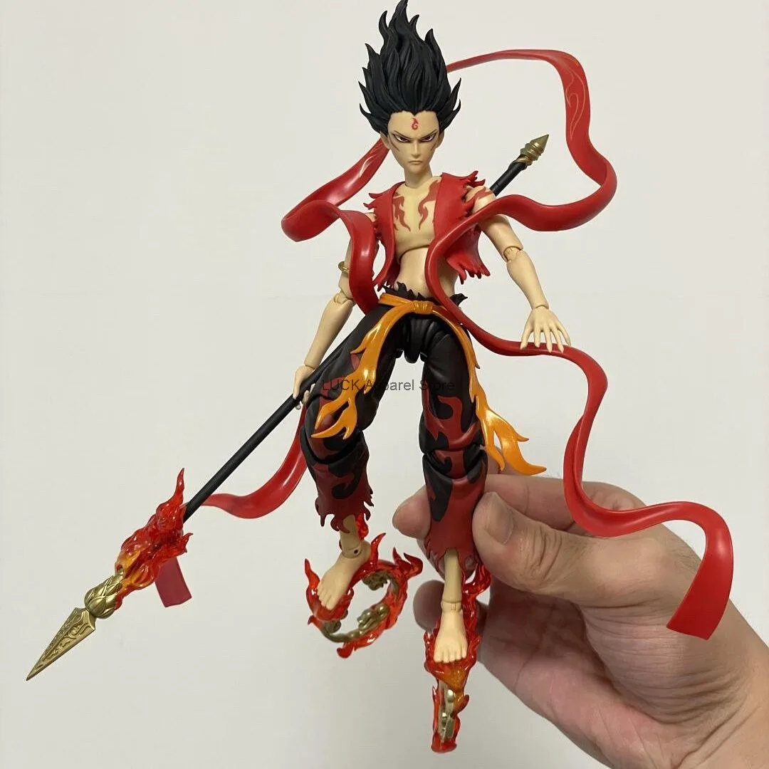 Authentic Bandai Jidong Nezha: The Demon Child Of Nezha The Reincarnated Youth Nezha Aobing Hong'er Figure