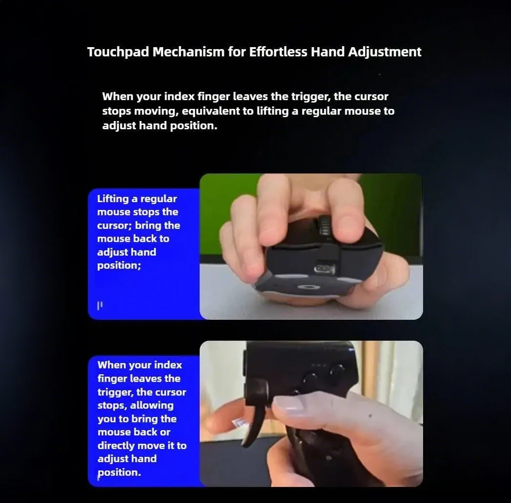 เมาส์เกมมิ่งแบบมีสายรูปทรงปืนพ - Vertical Mouse Dpi 4000 บทวิจารณ์และราคา