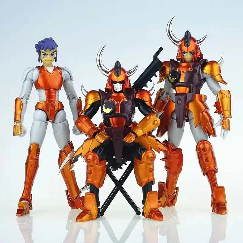 Koo Yoroiden Samurai Troopers Ronin Warriors Kikoutei Rekka Ryo Sanada Hashiba Touma Seiji Date White Black Tiger Action Figure