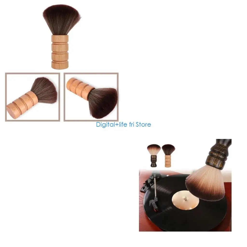 E06D Handle Soft Cleaner Record Cleaning Cleaner Pad Brush Dust Remover
