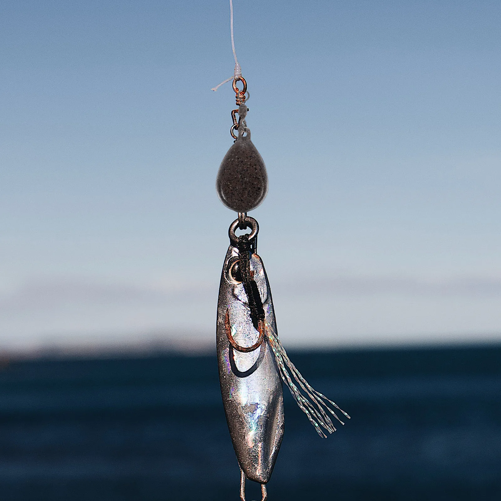 

5Pcs Fishing Sinkers Iron Durable Portable Weights Casting Drop Shot Fishing Accessories Supplies Weights Iron