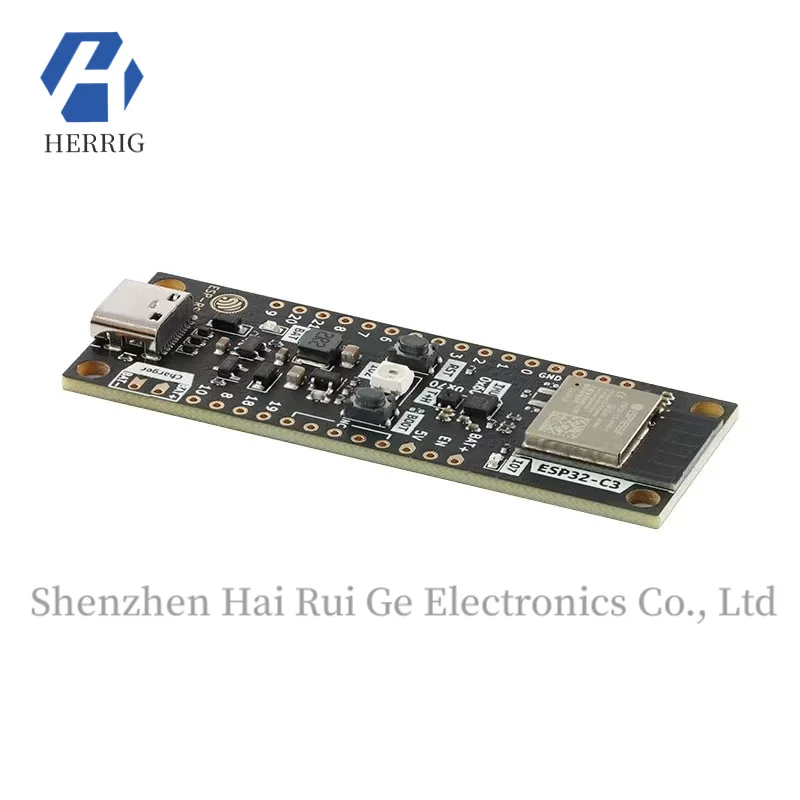 

The original ESP32-C3-DevKit-RUST-1 is based on the ESP32-C3 single-core RISC-V WIFI development board.
