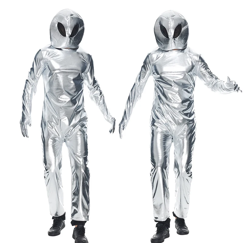 

New adult alien costume Halloween costume spacesuit UFO astronaut costume party stage drama performance costume