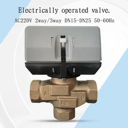 1/2″3/4″1″2″Honeywell Electric 2way VN6013 Fan coil water valve VC6013 VN4013Solenoid Water valveGarden irrigation valve wate