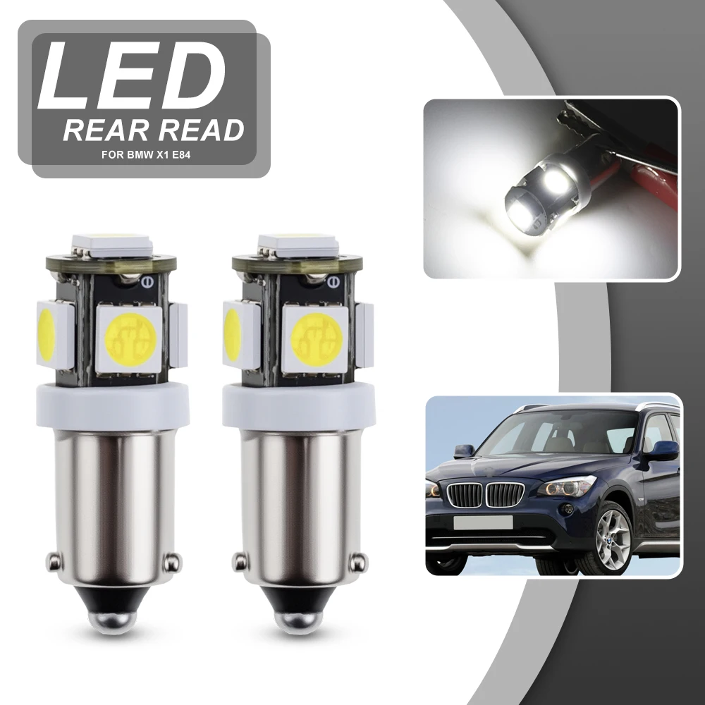 ل 2009-2015 BMW X1 E84 نماذج السقف البانورامية الكهربائية الداخلية الأبيض الخلفي القراءة مصابيح كهربائية BAX9S H6W 64132