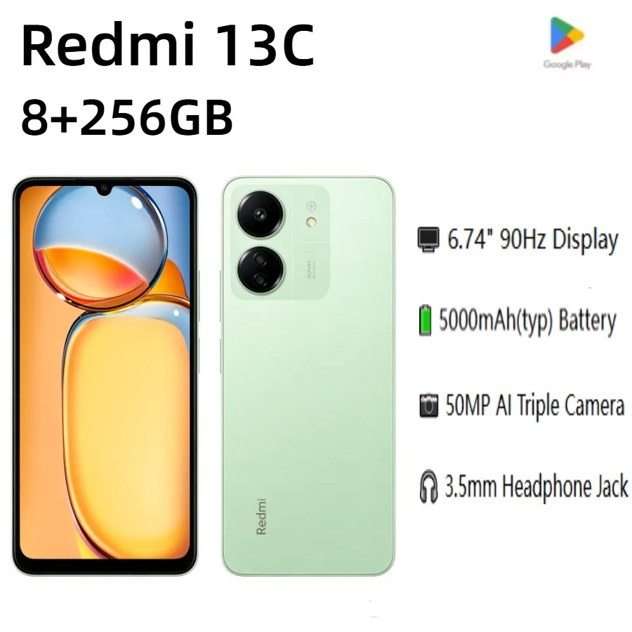 2026 New Redmi 13C 4G Global Edition Smartphone,6.74