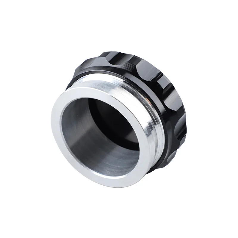 ISURE MARINE Universal OD 1.5" ,2" ,2.5" Aluminium Alloy Oil Fuel Water Tank Reservoir Cap Weld On Filler Neck Caps Black