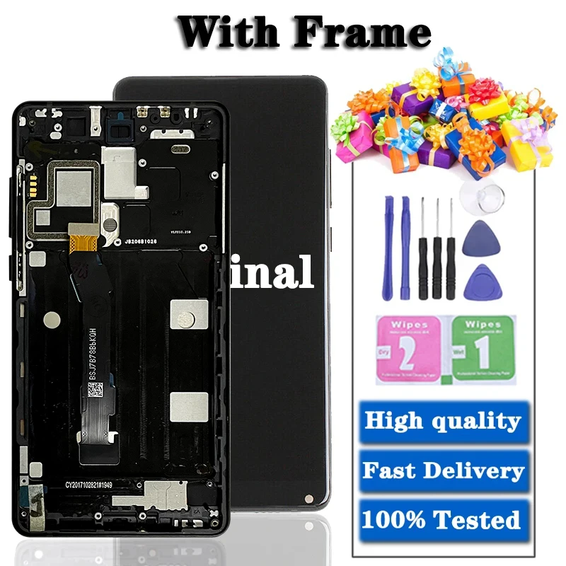 Original 5.99\'\' Display For Xiaomi Mi Mix 2 MDE5 LCD Touch Screen Digitizer Assembly Replacement For Xiaomi Mix2 Display Screen