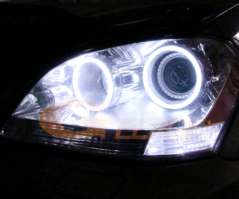 Per Mercedes Benz Classe M W164 ML 2005 2006 2007 2008 2009 2010 2011 Ultra Luminoso DRL COB LED Angel Eyes Kit Halo Anelli
