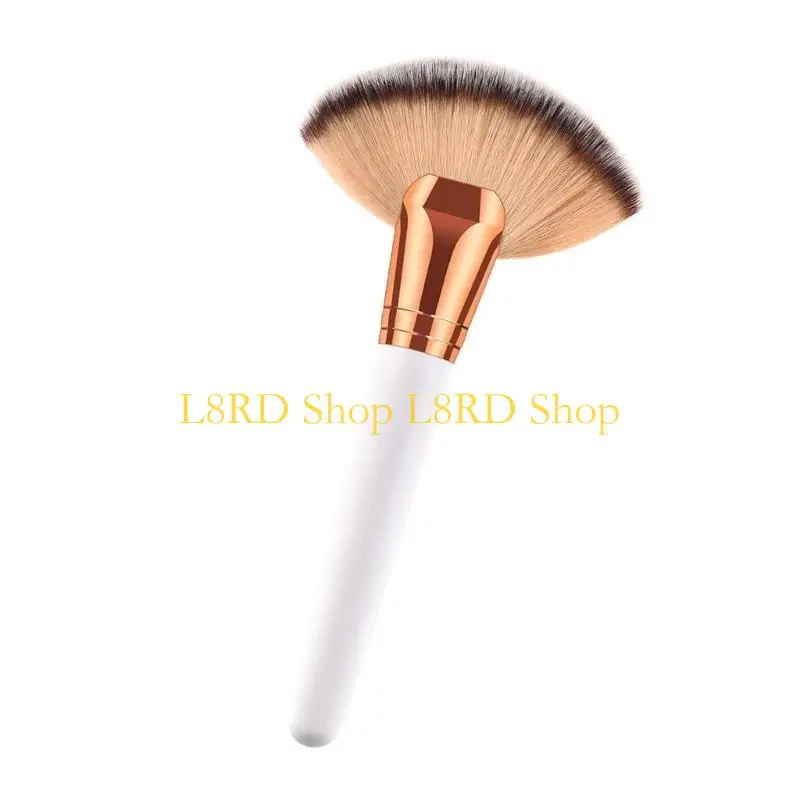 L8RD Comfortable Fan Beauty Brush For Face Makeup Soft Full Coverage Concealer Brush