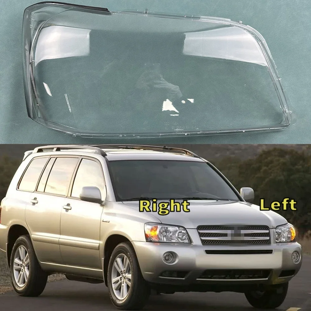 

For Toyota Highlander 2004 2005 2006 Car Front Headlight Lens Cover Auto Headlamps Lampcover Transparent Lampshades Lamp Shell