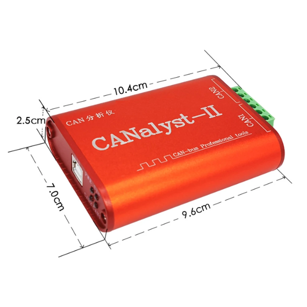 CAN-анализатор B68A Canopen J1939 USBCAN-2II, конвертер, совместимый с ZLG USB-CAN Usbalyst-II