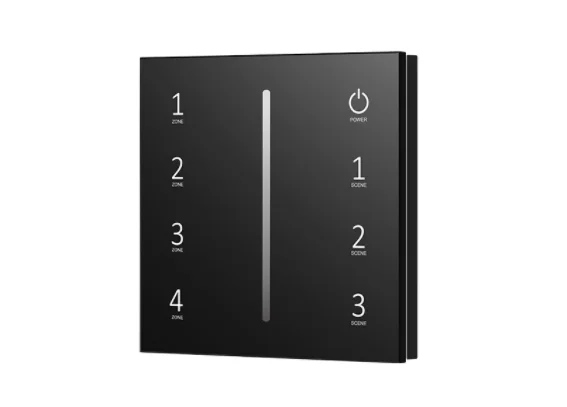AC100-240V 4 Zones Dimming /Color Temperaure /RGB/RGBW/ RGB+CCT Touch Panel DMX Master Controller Dimmer For LED Strip Lights