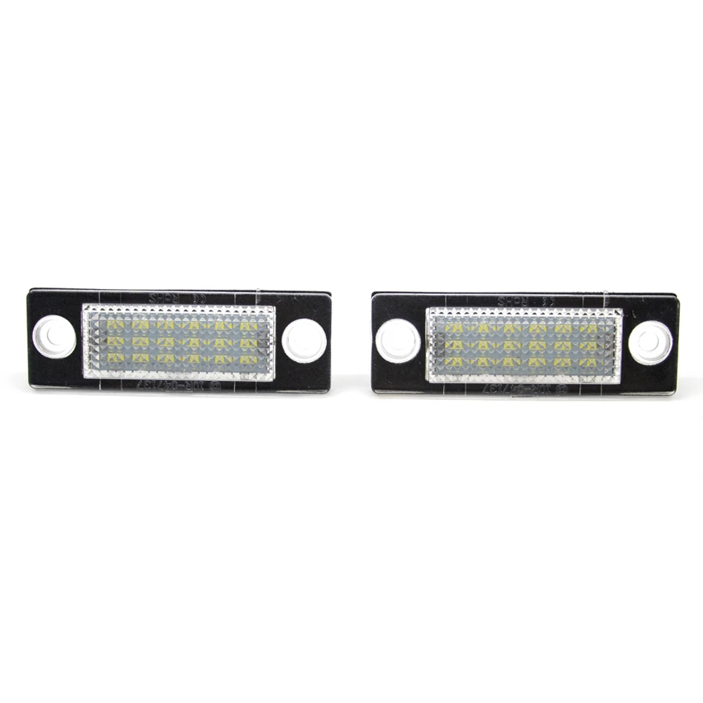 Lámpara de luz de matrícula de número LED de 2 piezas 3B 5998026   Para VW Passat B5.5 B6 Caddy MK3 Golf Transporter Skoda T5 T6 Touran Jetta