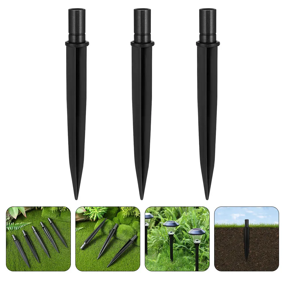

15Pcs Plastic Ground Spikes Reinforced Replacement Stakes for Solar Garden Pathway Lights Torch Light Stakes Plastic Spikes
