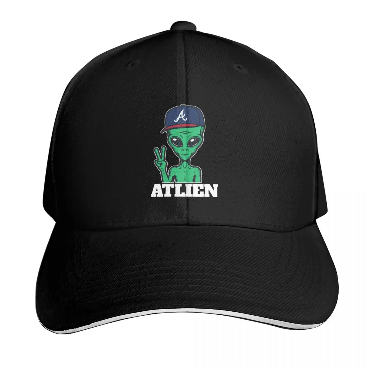 Atlanta Green Atlien Baseball Cap Beach Outing tea Hat hard hat Custom Cap Men Women's
