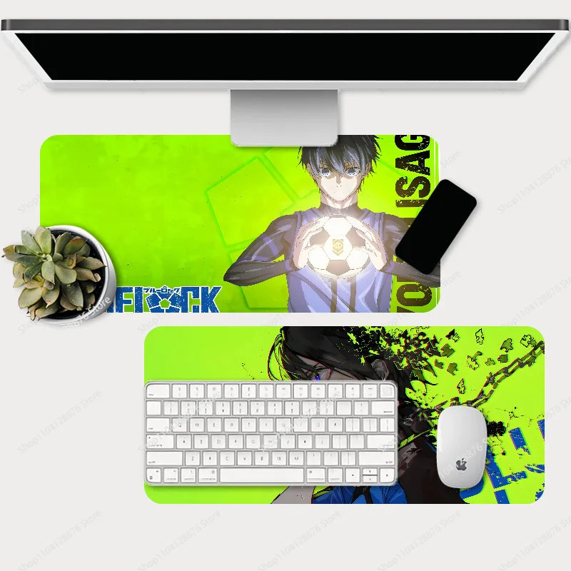 Anime BLUE LOCK Mousepad Gaming Mouse pad Gamer Pc Accessories Deskmat Keyboard Mat Desk Protector Mause Pads