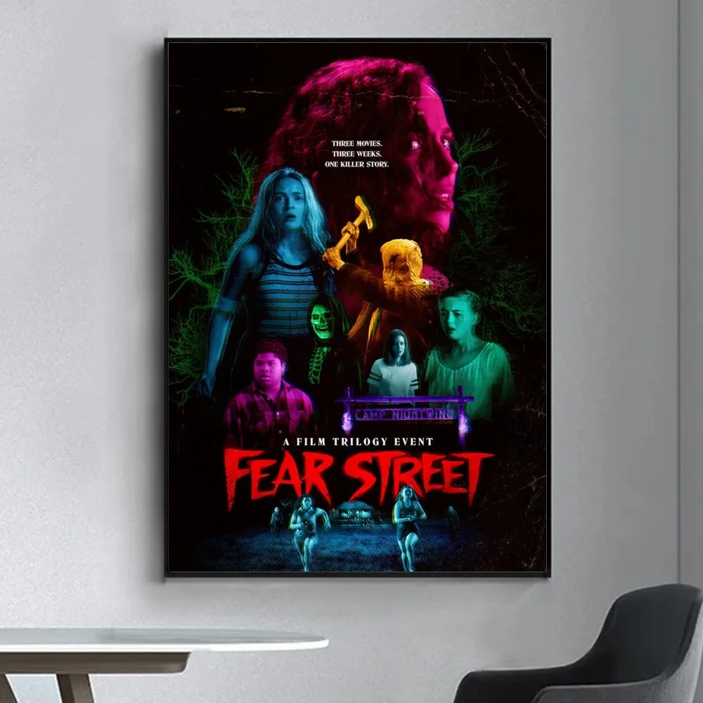 ملصق جزء شارع فاخر ، ملصق حائط لغرفة المعيشة ، بار ، لوحة زخرفية عتيقة ، الخوف #6