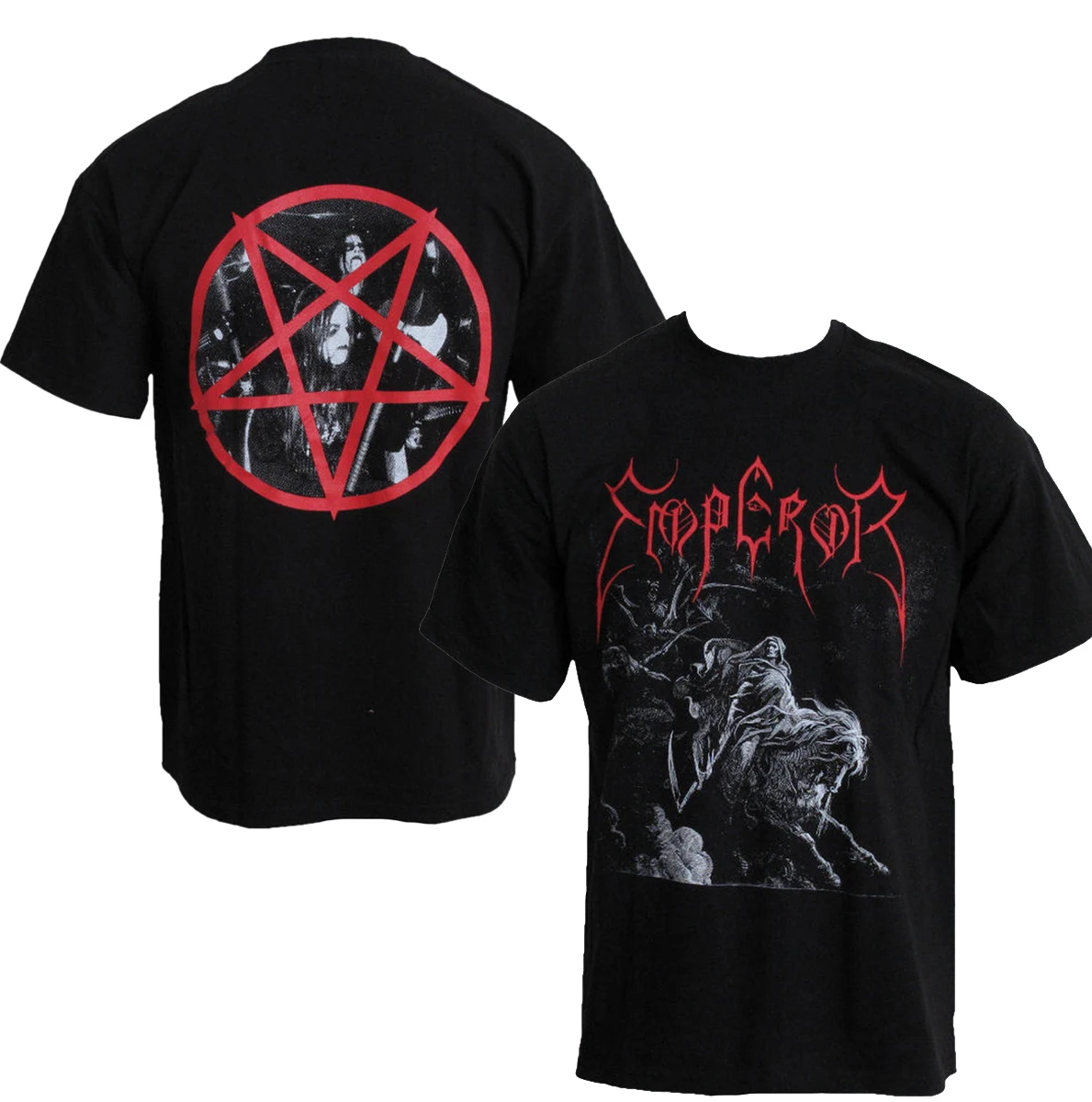 

New Emperor Pattern Cotton T-Shirt Unisex Men's and Women's Summer Short Sleeve Fashion Casual Retro T-Shirt Street Clothing