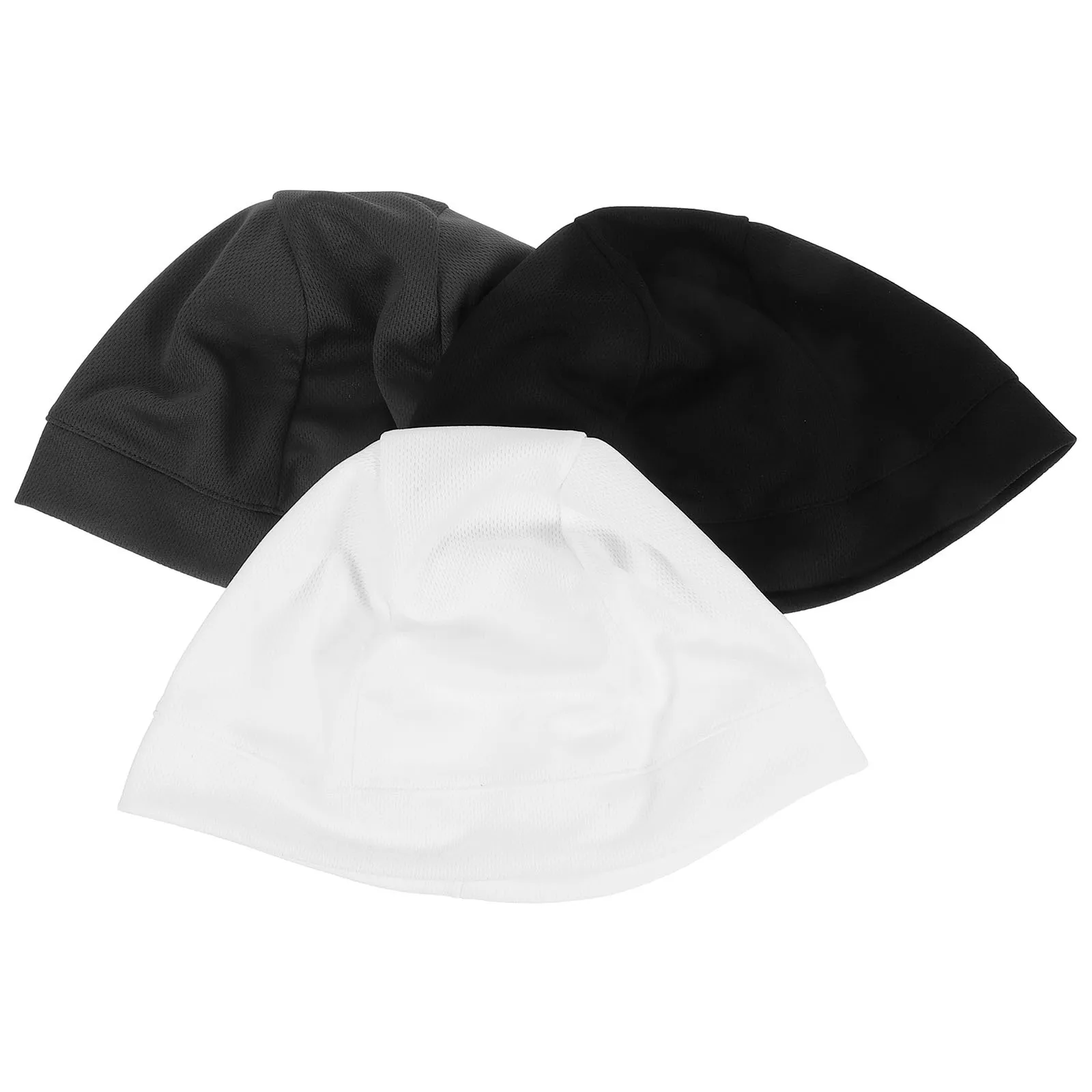 

3Pcs Uv Protection Breathable Lining Cap Sweat Absorb Quick Dry Headwear Cycling Motorcycle Outdoor Inner Liner