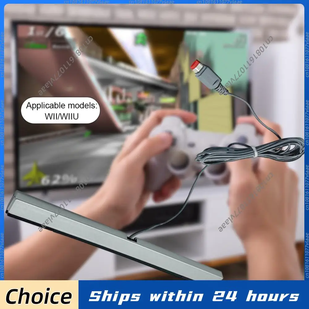 Barra Inductora de Rayos Infrarrojos IR con Cable de Extensión, Barra Sensora de Rayos Infrarrojos con Cable, Barra Sensora Remota con Cable para Wii