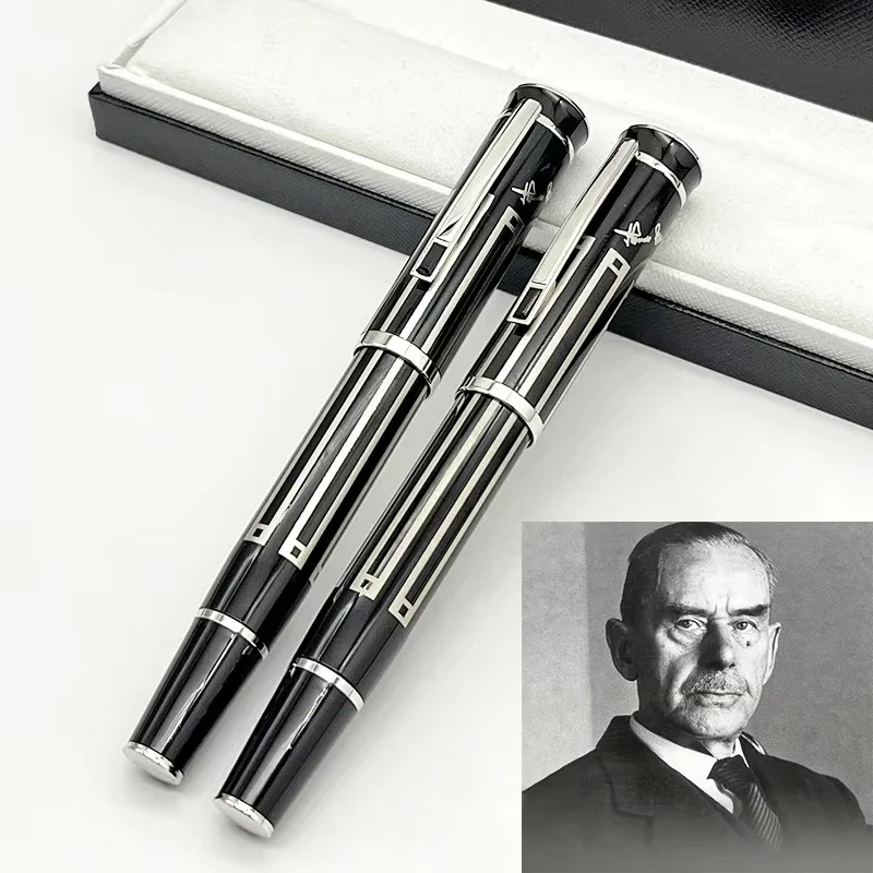 Luxury Great Writer Thomas Mann mb Fountain Pen Rollerball Ballpoint Pen M Nib Business School Office Writing Stationery Gift