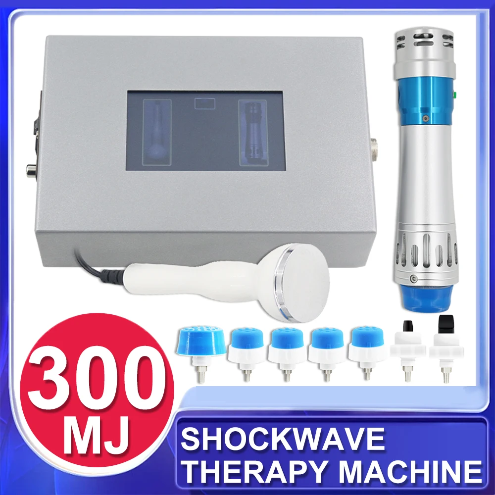 

2in1 Shockwave Therapy Machine Ultrasound Effective Relieve Body Pain ED Treatment 300MJ Shock Wave Device Professional