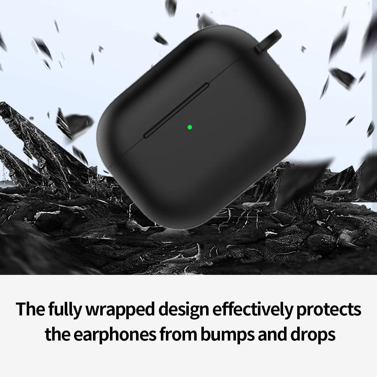 Soft Silicone for AirPods Pro 3 Earphone Case Protective Cover for Apple AirPods Pro 3rd Generation with Keychain & Cleaning Kit