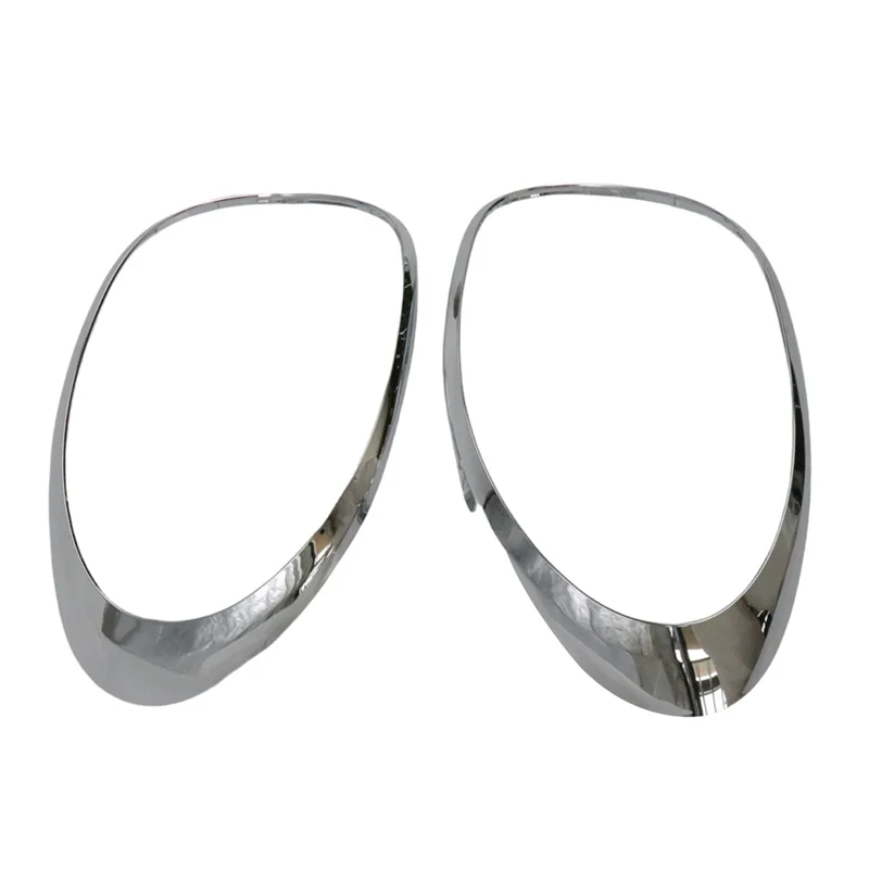 

M93K-Left+ Right Silver Chrome Taillight Trim Covers For Fiat 500L 2014-2020 Parts 68235996AA 68235995AA