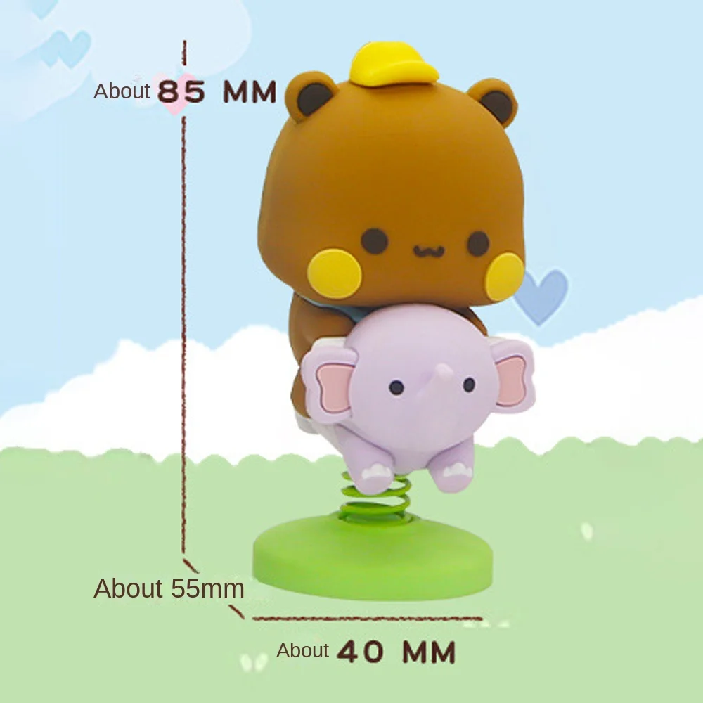 Bubu Dudu Panda Bear Anime Figure Car Ornaments Miniature Panda Bubu Model Cartoon Panda Bubu Dudu Figure Car Interior Decor
