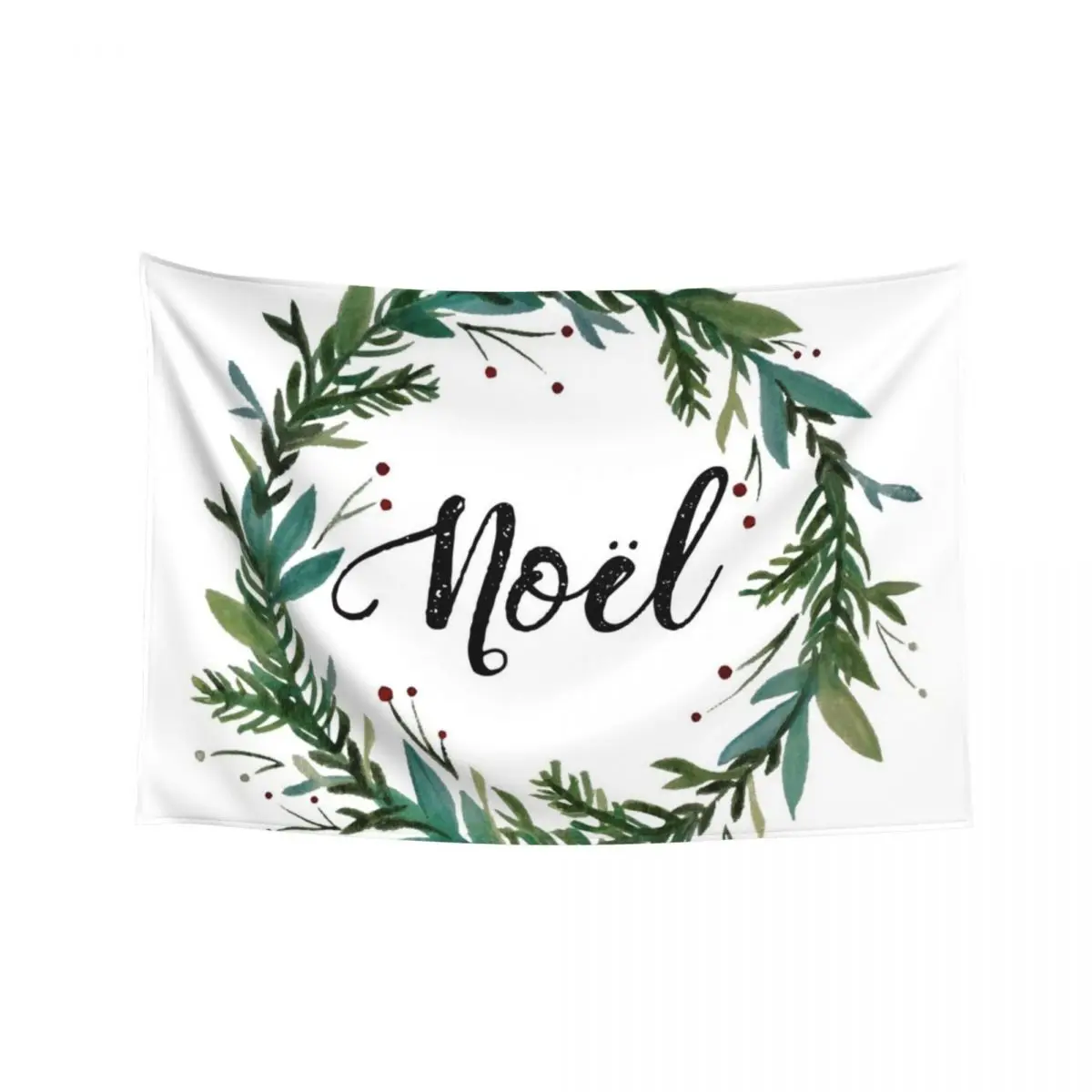 

Noel Wreath Tapestry Decoration Wall Cute Room Things House Decoration Tapestry
