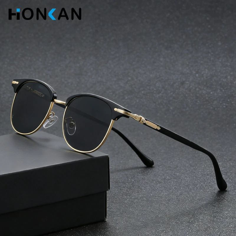 

Fashion Men's Sunglasses Metal Small Square Glasses Driving Sunglasses Luxury Brand Design Eyeglasses UV400 Outdoor Men's Frame