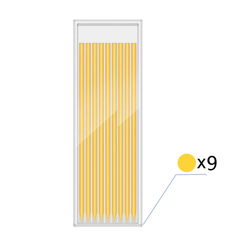 Ricarica per matita meccanica da 2,8 mm HB cancellabile, mine colorate, pittura artistica, strumento di disegno, lavorazione del legno, costruzione, articoli di cancelleria