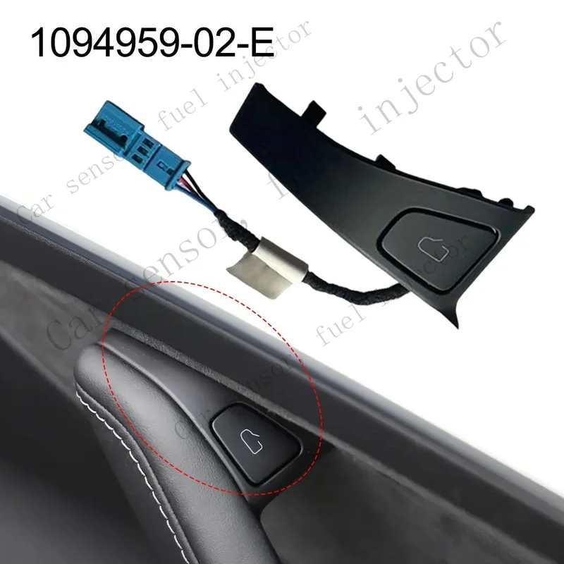 Q+ For Tesla Model 3/Y 2021 2023 Door Switch Button for Rear Right Access
