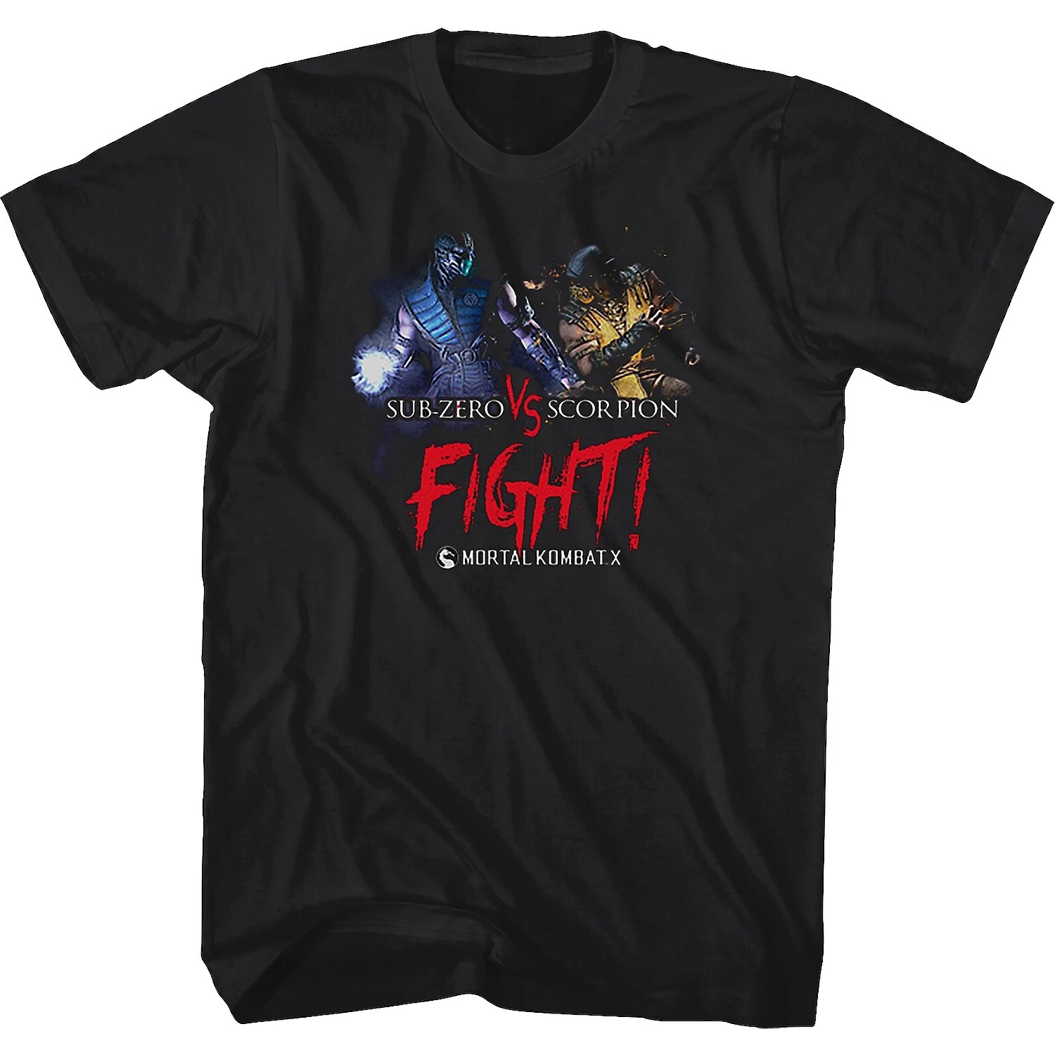 Fit 1992 Mortal Kombat - Real Fighting Game Mortal Combat - Combat Battle Game Joint Design Short-Sleeved T-shirt