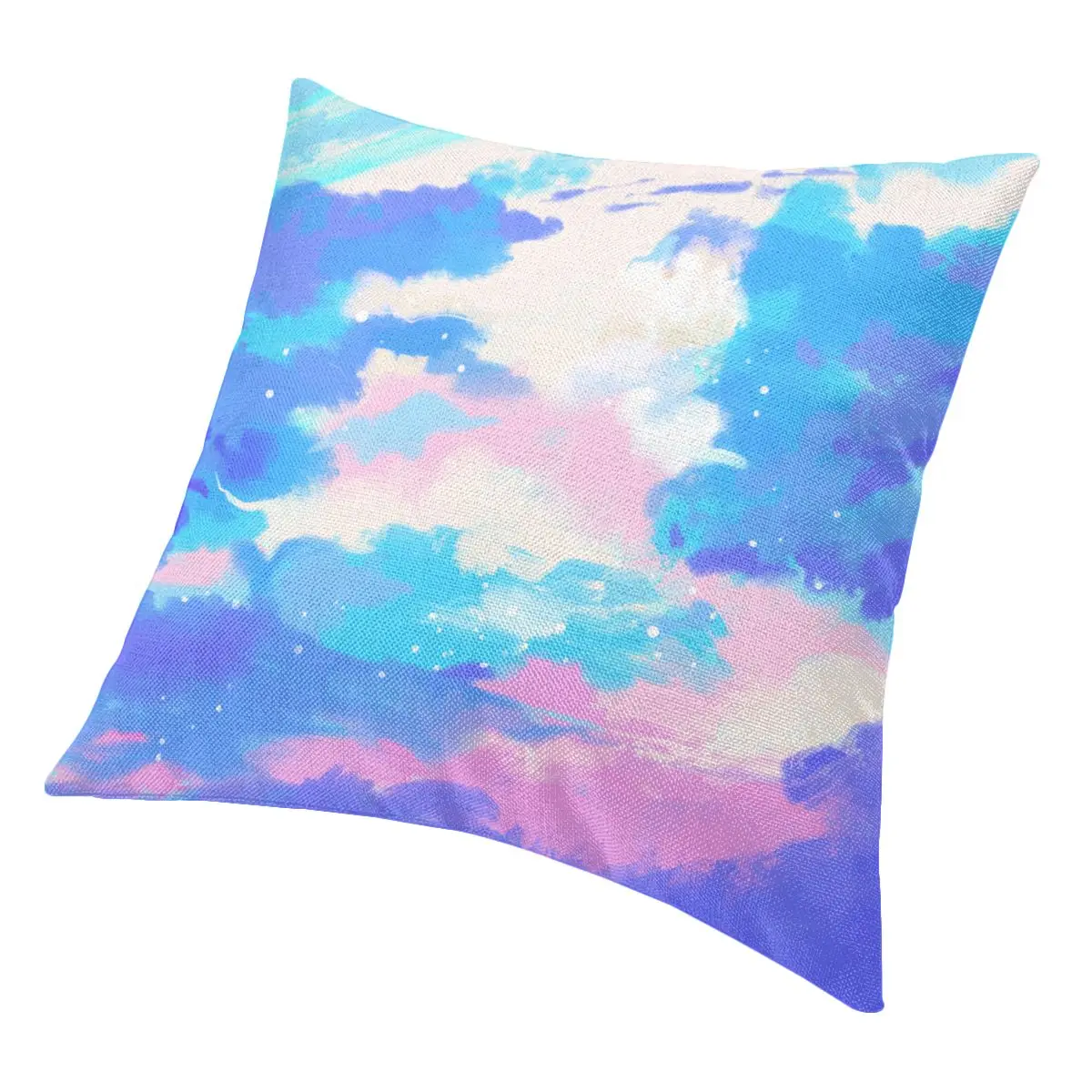 Galaxy Universe sarung bantal langit biru dekorasi sarung bantal poliester cetak sarung bantal sofa ritsleting kursi 45*45cm