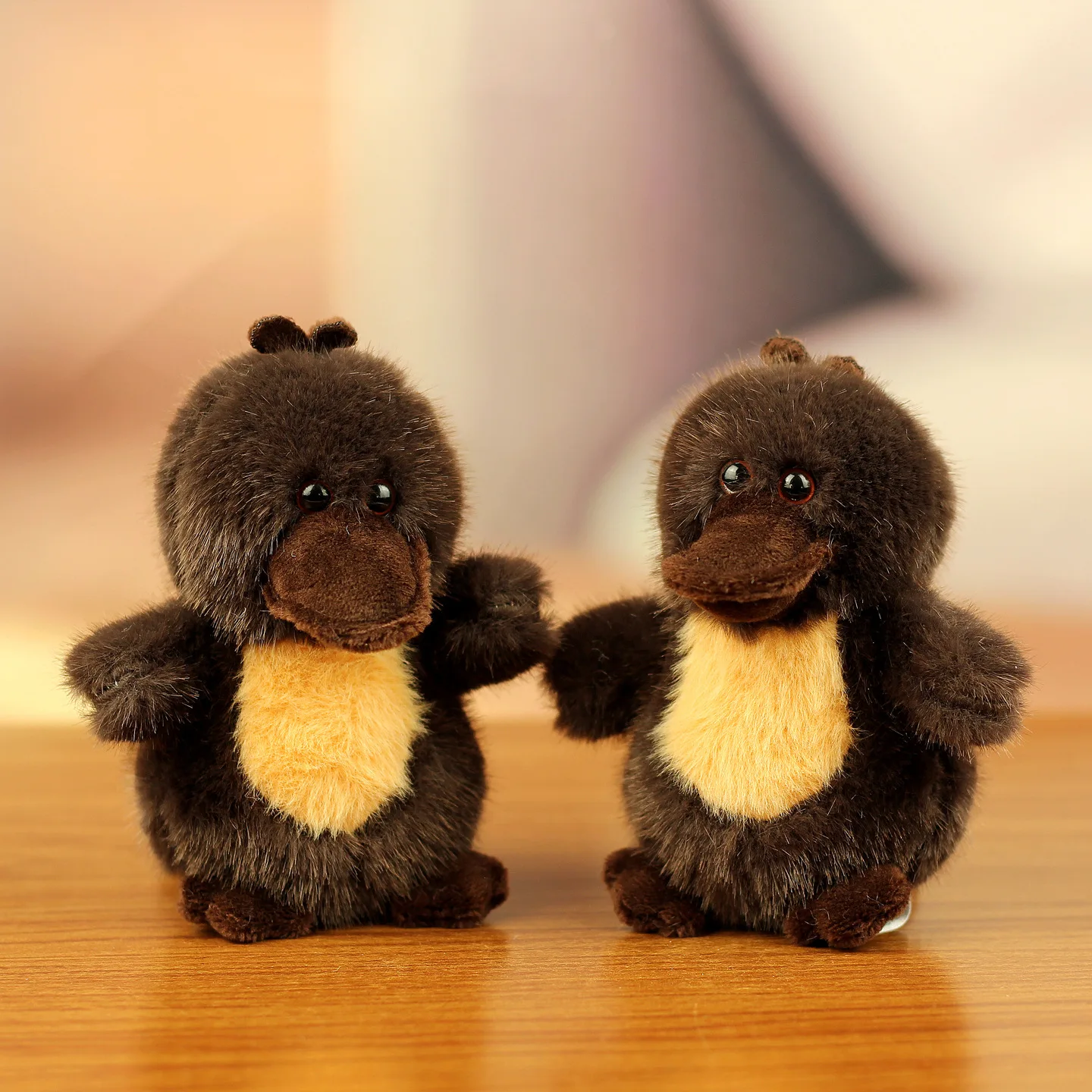 Nuevo Llavero de Peluche de Ornitorrinco, Colgante de Patito de Dibujos Animados, Juguete de Peluche Suave, Colgante para Mochila, Lindo Regalo