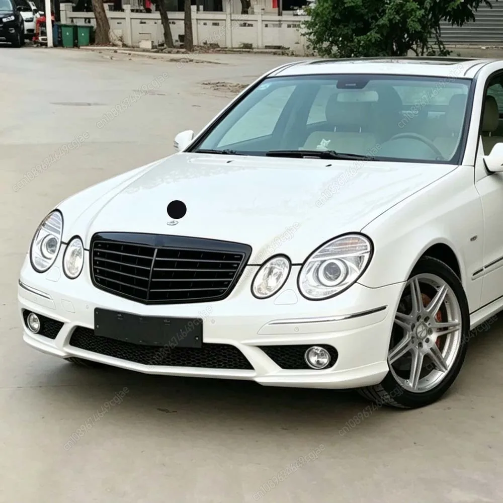 

Front Bumper Grille Body Kit Grill Gloss Black For Mercedes Benz W211 E-Class E280 E320 E350 E400 E500 Saloon 2006-2009 Facelift