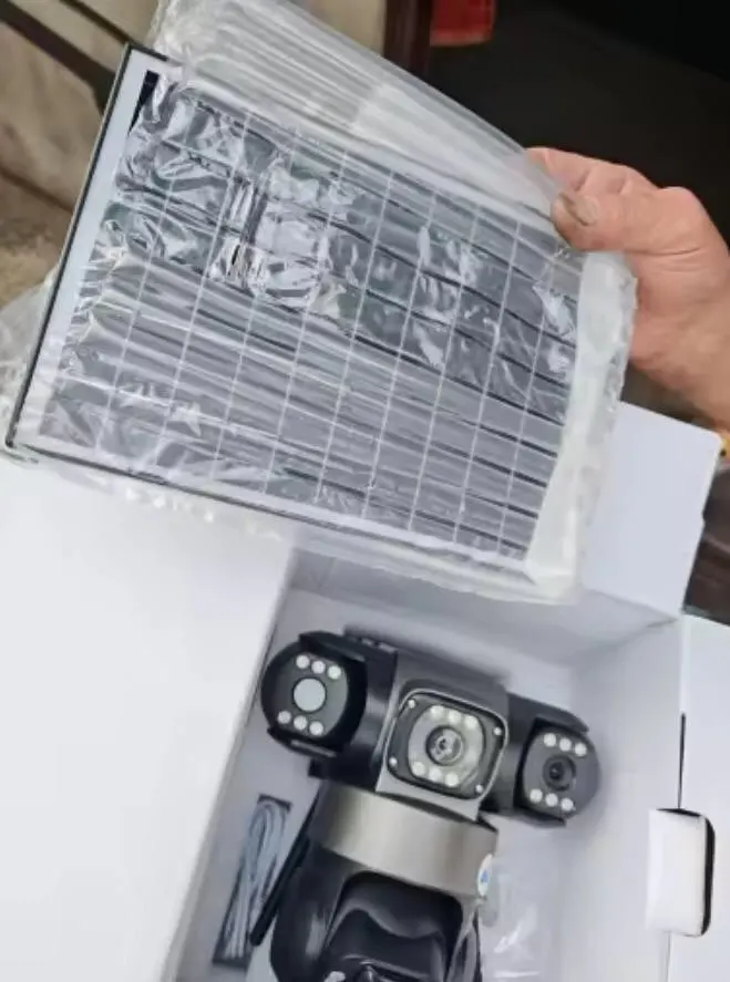 15MP 8K Wifi HD Camera Three Lenses Solar ip Camera Outdoor Wireless Waterproof PIR Night Vision AI Human Tracking Surveillance photo review