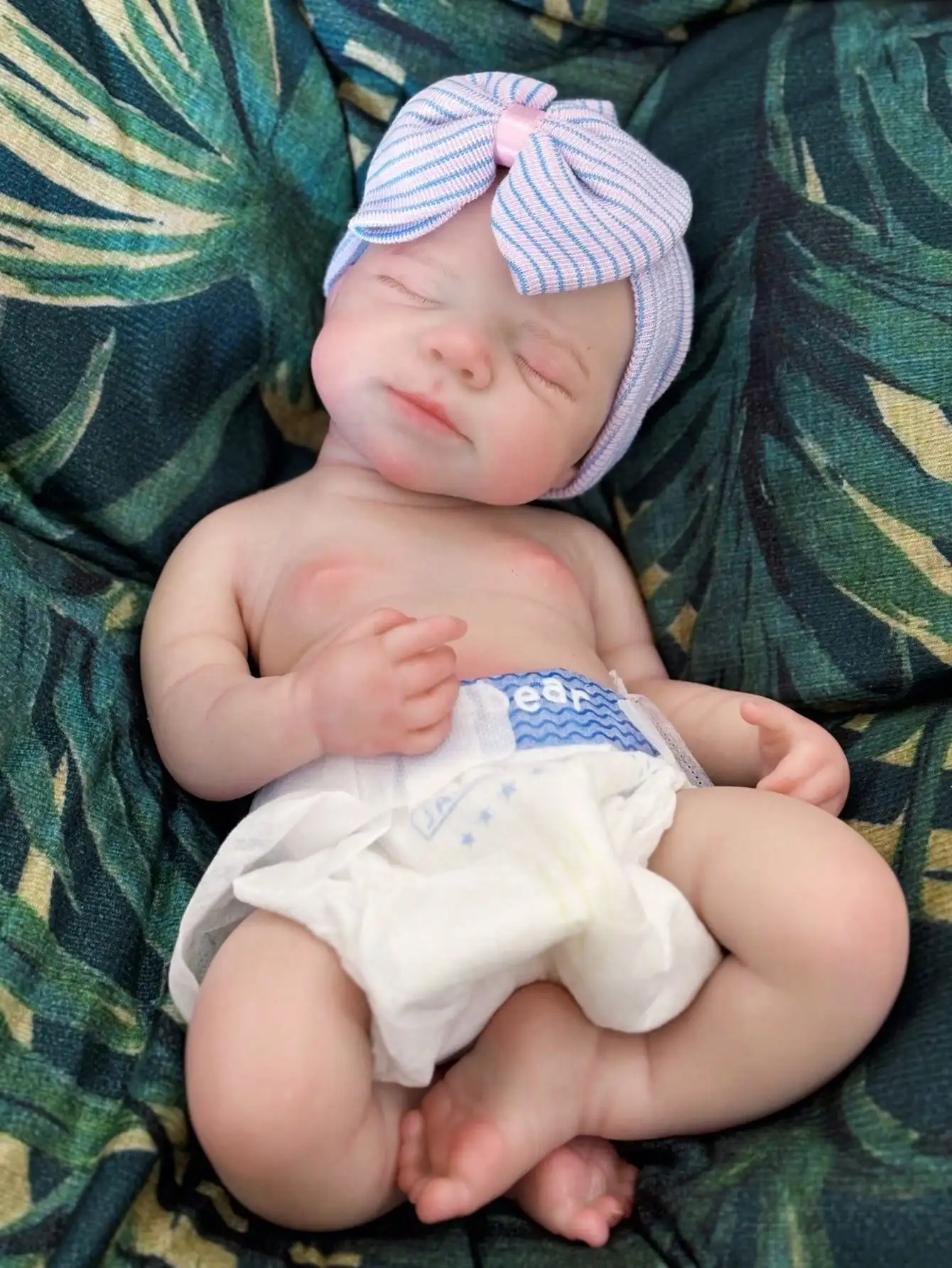 ซัคเซีย ตุ๊กตาซิลิโคนรีบอร์น ปาสคาล ขนาด 18 นิ้ว |   แบบเปิดปาก |   ตุ๊กตาศิลปะงานฝีมือเด็กหญิงที่ทาสีเหมือนจริง