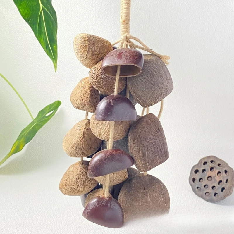 

Ореховая ракушка, колокольчик для медитации, осознанность, натуральный колокольчик для рук, духовные колокольчики для релаксации, звуковое исцеление, ударные инструменты